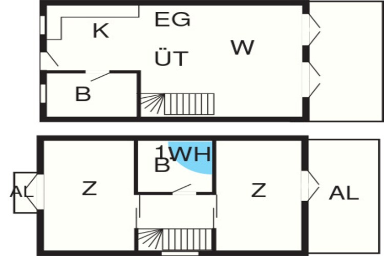 4 persoons vakantie huis in Blåvand-Plattegrond