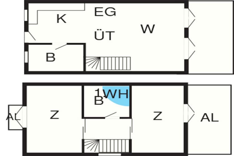 4 persoons vakantie huis in Blåvand - Plattegrond