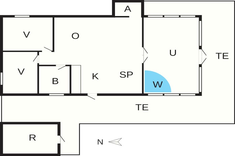 6 persoons vakantie huis in Hovborg-By Traum-Plattegrond