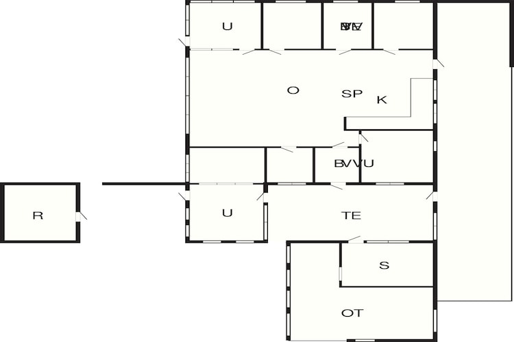12 Personen Ferienhaus in Vinderup-By Traum-Grundriss