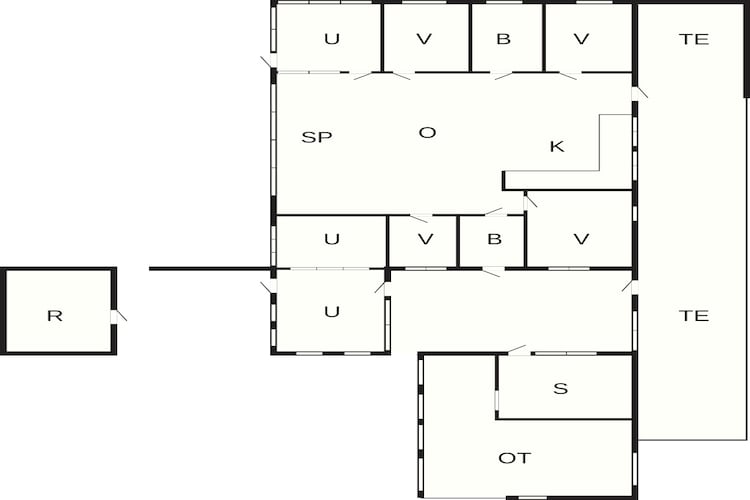 12 persoons vakantie huis in Vinderup-By Traum - Plattegrond