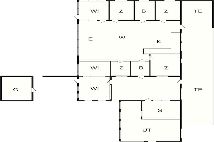 12 persoons vakantie huis in Vinderup-By Traum - Plattegrond