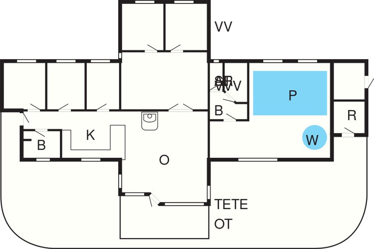 Luxe zwembad retraite -- By Traum Ferienwohnungen-Plattegrond