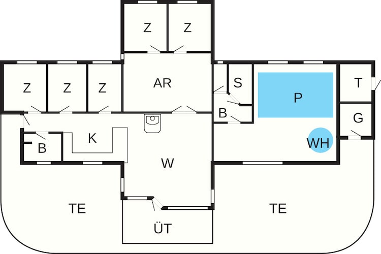 Luxe zwembad retraite -- By Traum Ferienwohnungen-Plattegrond