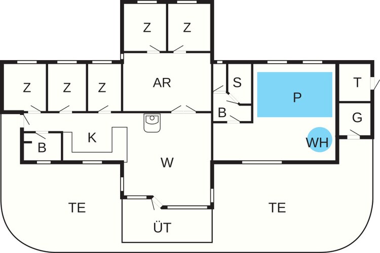 Luxe zwembad retraite -- By Traum Ferienwohnungen - Plattegrond