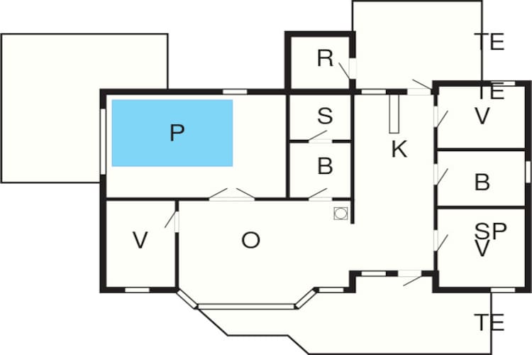 Afgelegen zwembad retraite -- By Traum Ferienwohnungen-Plattegrond