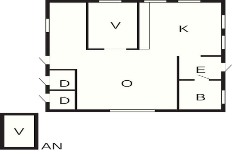 8 person holiday home in Tvååker-By Traum-Floor plan