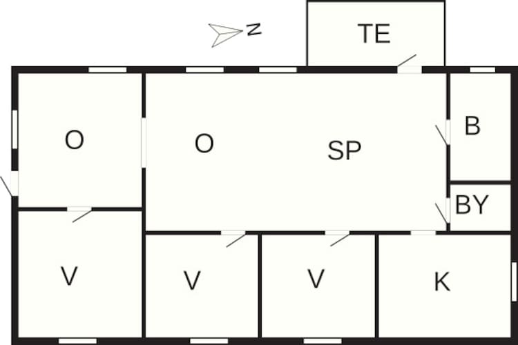 6 Personen Ferienhaus in ÖSTMARK-By Traum-Grundriss