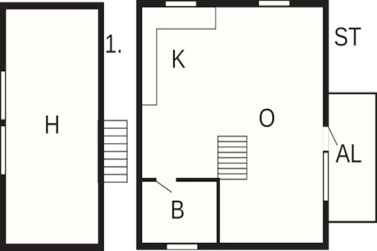 Maison de vacances pour 5 a FLODA-By Traum - Plan