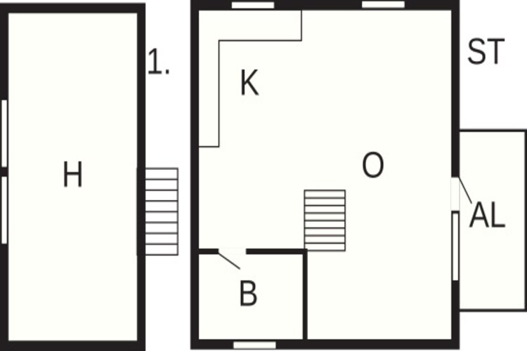 Maison de vacances pour 5 a FLODA-By Traum - Plan