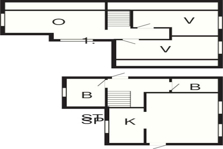 4 person holiday home in Svaneke-Floor plan