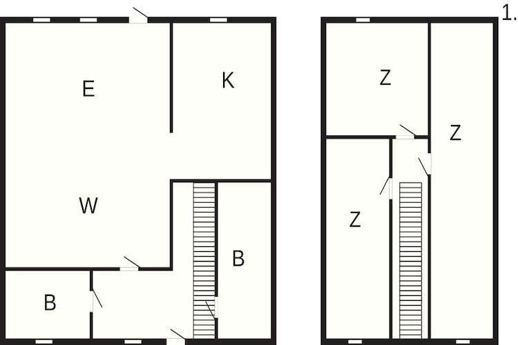 Zeezicht Idylle in Svaneke -- By Traum Ferienwohnungen-Plattegrond