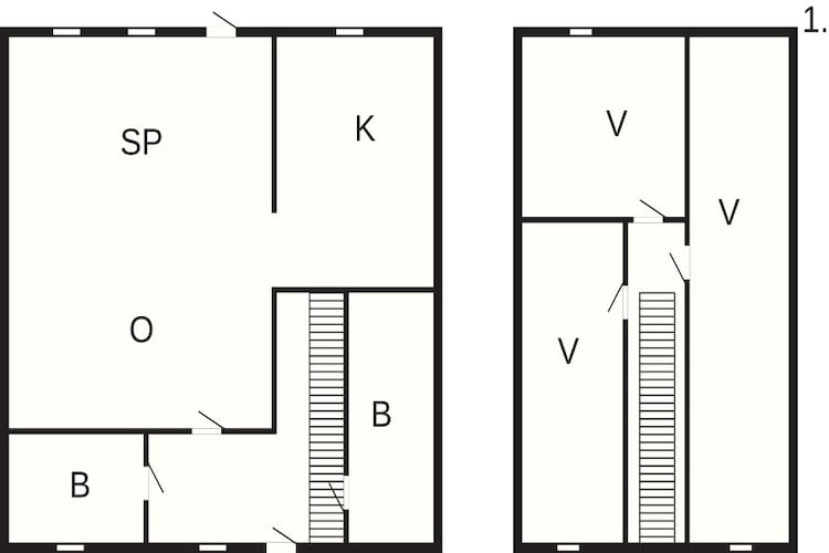 Zeezicht Idylle in Svaneke -- By Traum Ferienwohnungen-Plattegrond