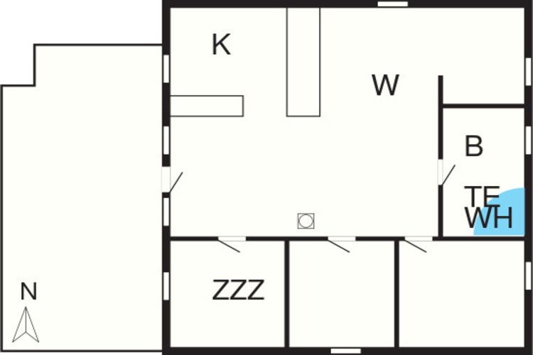 7 persoons vakantie huis in Thisted-By Traum-Plattegrond