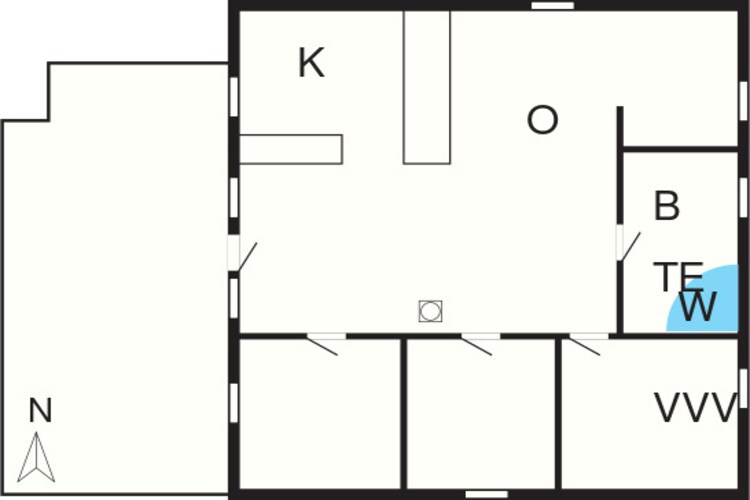 7 persoons vakantie huis in Thisted-By Traum-Plattegrond