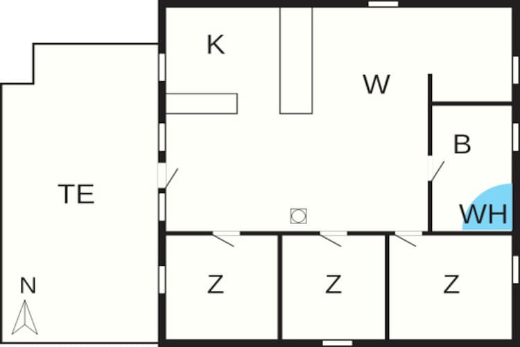 7 persoons vakantie huis in Thisted-By Traum - Plattegrond