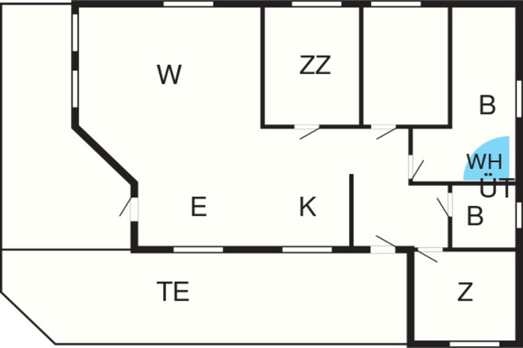 8 persoons vakantie huis in Glesborg-By Traum-Plattegrond