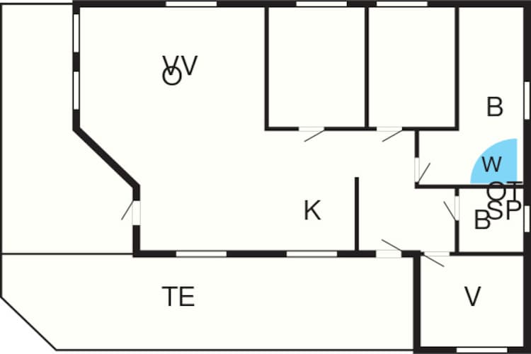 8 persoons vakantie huis in Glesborg-By Traum-Plattegrond