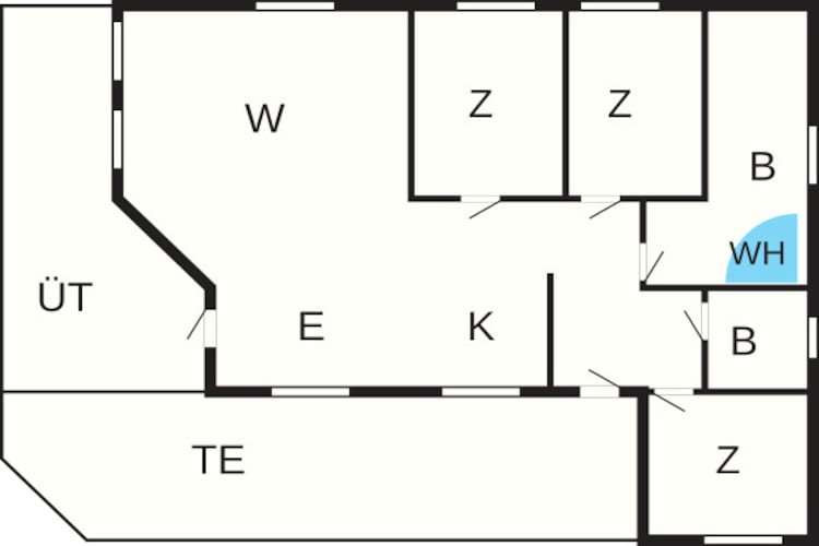 8 persoons vakantie huis in Glesborg-By Traum-Plattegrond