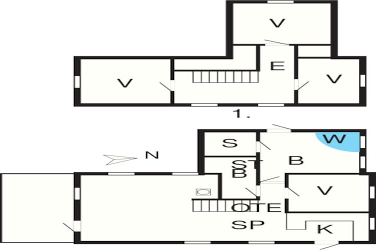 9 person holiday home in Harboøre-By Traum-Floor plan