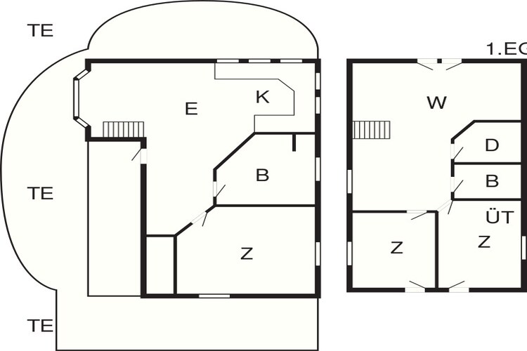 Strandparadijs in Saltum -- By Traum Ferienwohnungen-Plattegrond