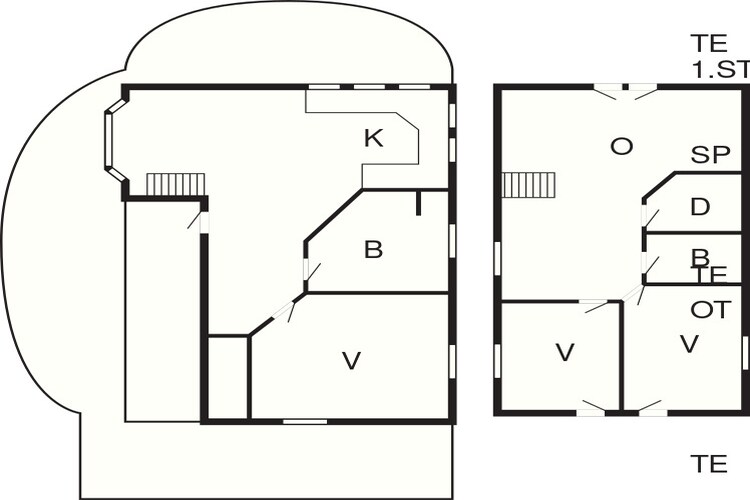 Strandparadijs in Saltum -- By Traum Ferienwohnungen-Plattegrond