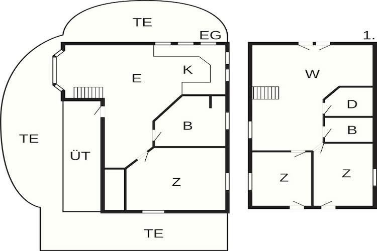 Strandparadijs in Saltum -- By Traum Ferienwohnungen-Plattegrond