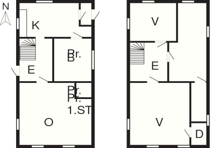 Maison de vacances pour 4 a BRUA KULLA-By Traum - Plan