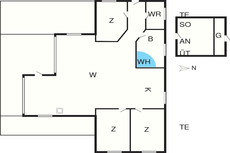 6 persoons vakantie huis in Haderslev-By Traum-Plattegrond