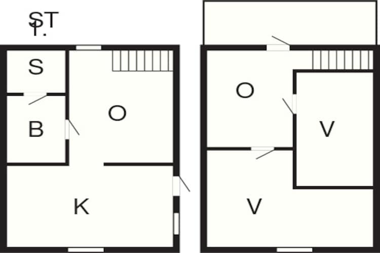 Maison de vacances pour 5 a LÖNASHULT-By Traum-Plan d'étage