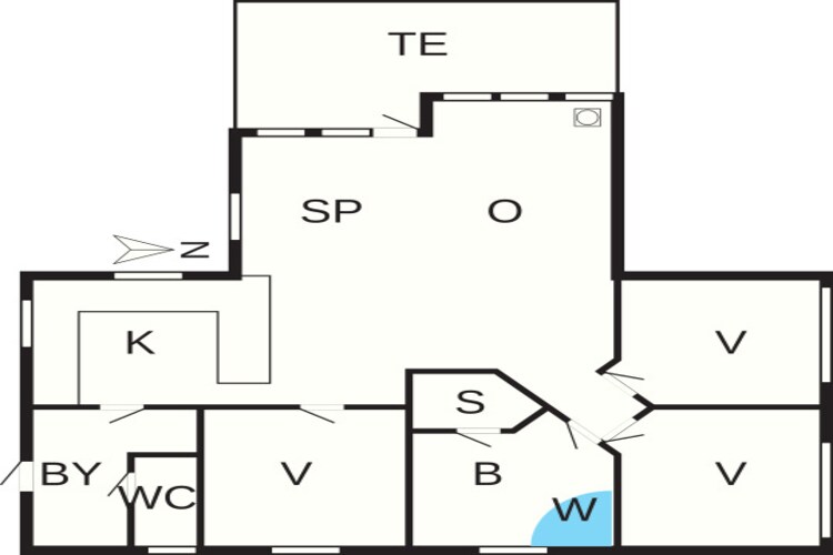 Luxe spa-retraite van Bork - Plattegrond