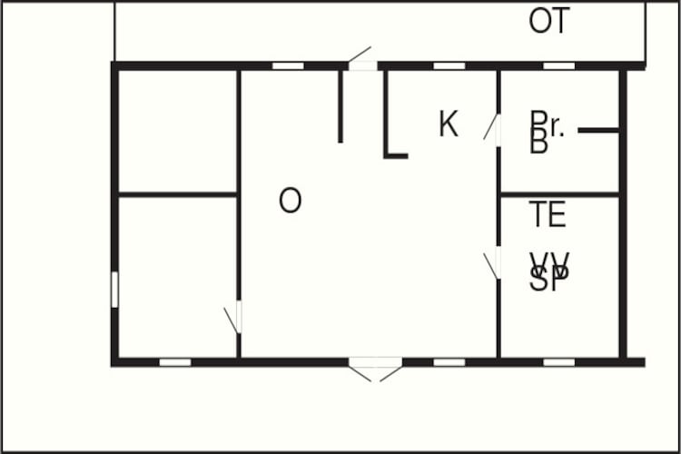 Maison de vacances pour 4 a SÖLVESBORG-By Traum - Plan