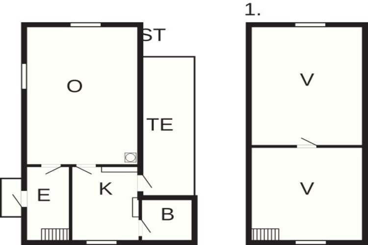 Maison de vacances pour 4 a SKRUV-By Traum - Plan