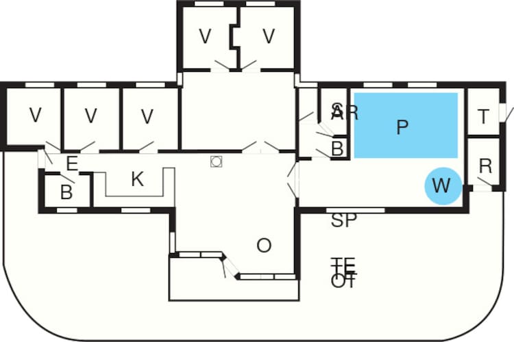 14 Personen Ferienhaus in Højslev-Grundriss