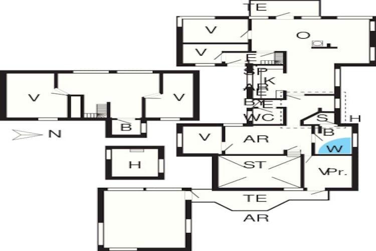 17 person holiday home in Harboøre-By Traum - Floor plan