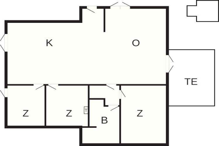 6 persoons vakantie huis in Kalundborg-By Traum - Plattegrond