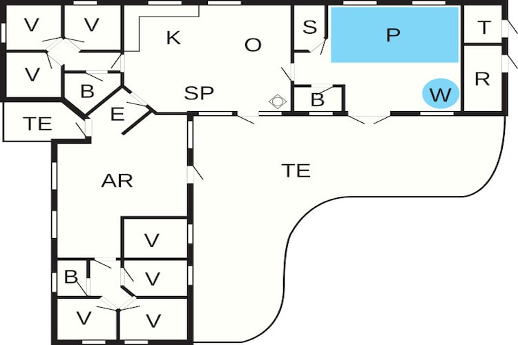 Luxe retraite met zwembad -- By Traum Ferienwohnungen-Plattegrond
