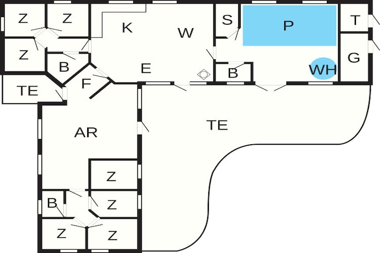 Luxe retraite met zwembad -- By Traum Ferienwohnungen-Plattegrond