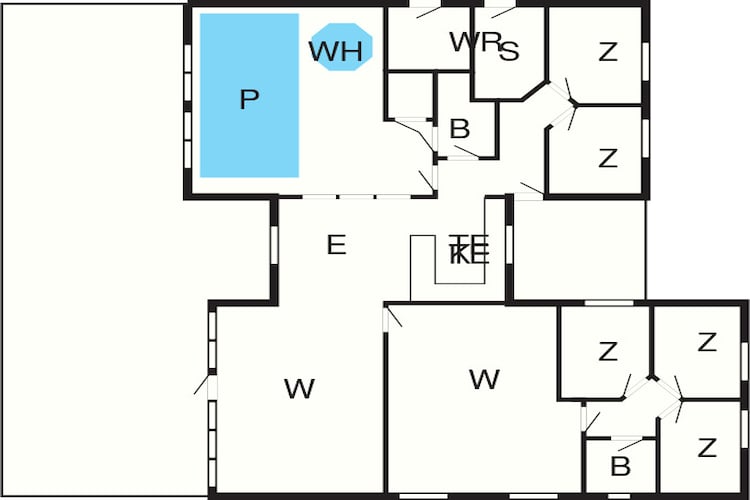 14 person holiday home in Sydals-Floor plan