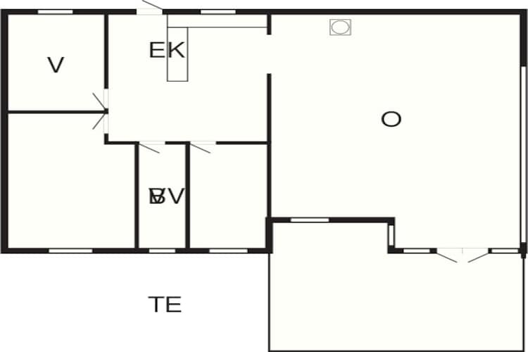 5 person holiday home in Vejby-By Traum-Floor plan