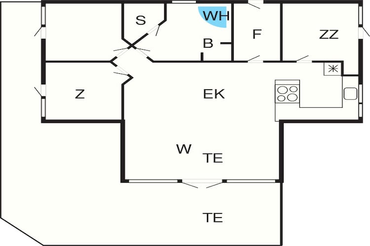 8 Personen Ferienhaus in Allingåbro-By Traum-Grundriss