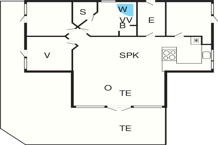 8 Personen Ferienhaus in Allingåbro-By Traum-Grundriss