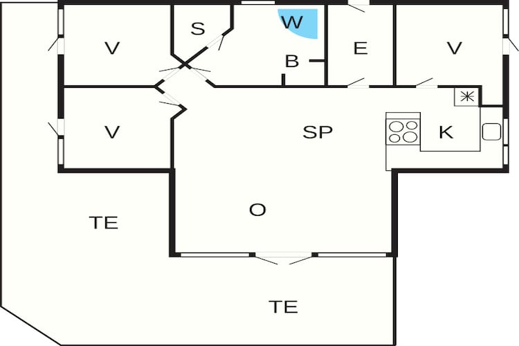 8 Personen Ferienhaus in Allingåbro-By Traum - Grundriss