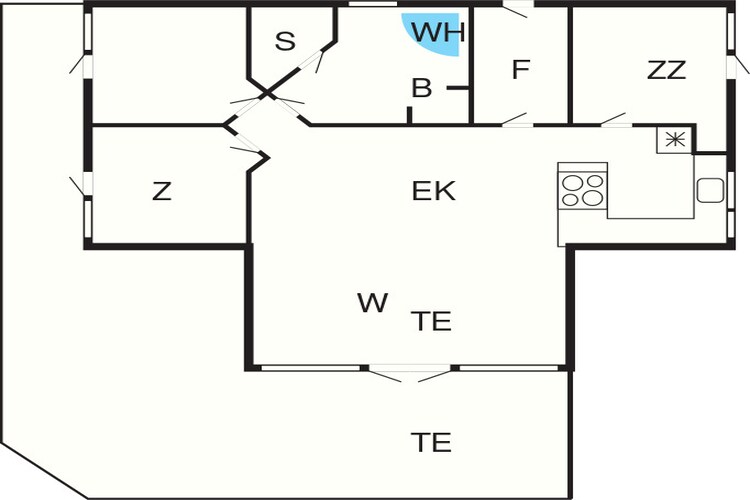 Maison de vacances pour 8 a Allingåbro-By Traum - Plan