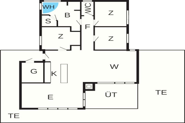 10 persoons vakantie huis in Brovst-By Traum - Plattegrond