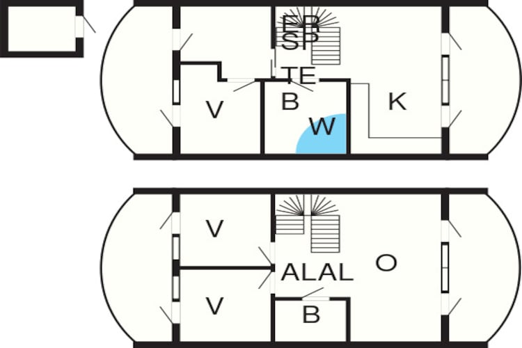8 persoons vakantie huis in Løkken - Plattegrond
