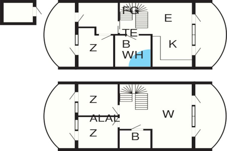 8 persoons vakantie huis in Løkken - Plattegrond