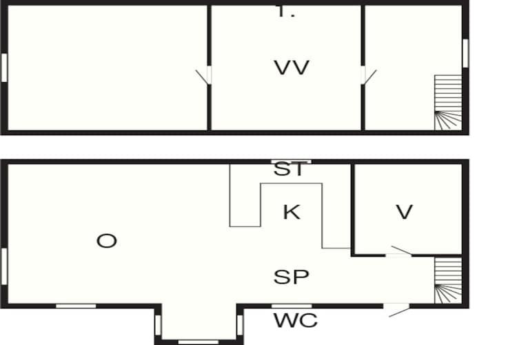 Maison de vacances pour 6 a HÄLLEVIKSSTRAND - Plan