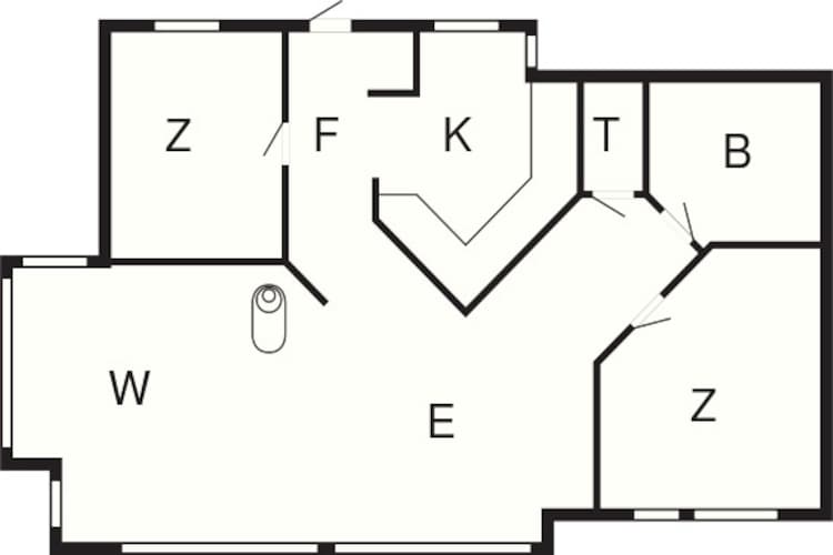 4 Personen Ferienhaus in Vinderup-By Traum-Grundriss