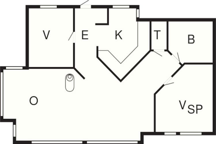 4 Personen Ferienhaus in Vinderup-By Traum-Grundriss